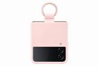 Samsung Z Flip4 Silicon Case With Ring, , hi-res